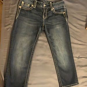 Miss me denim capris.